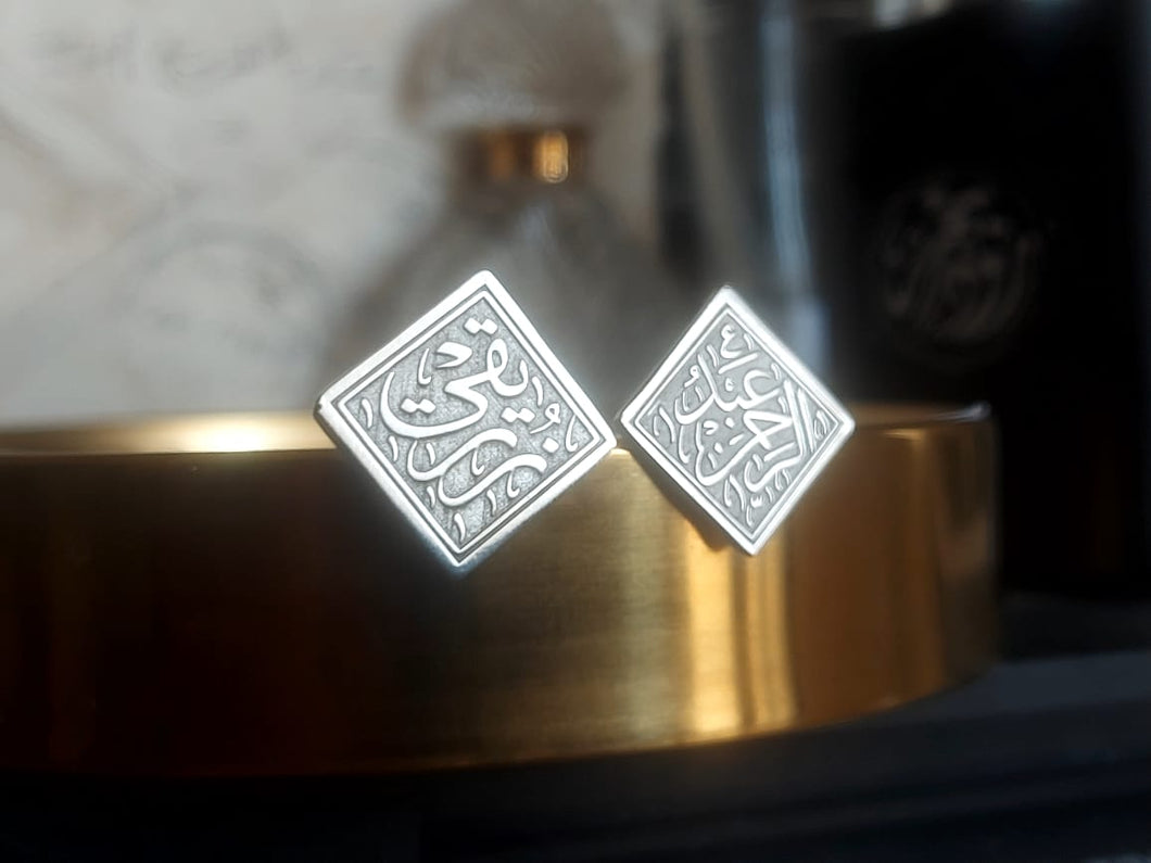 Cufflinks with customized name