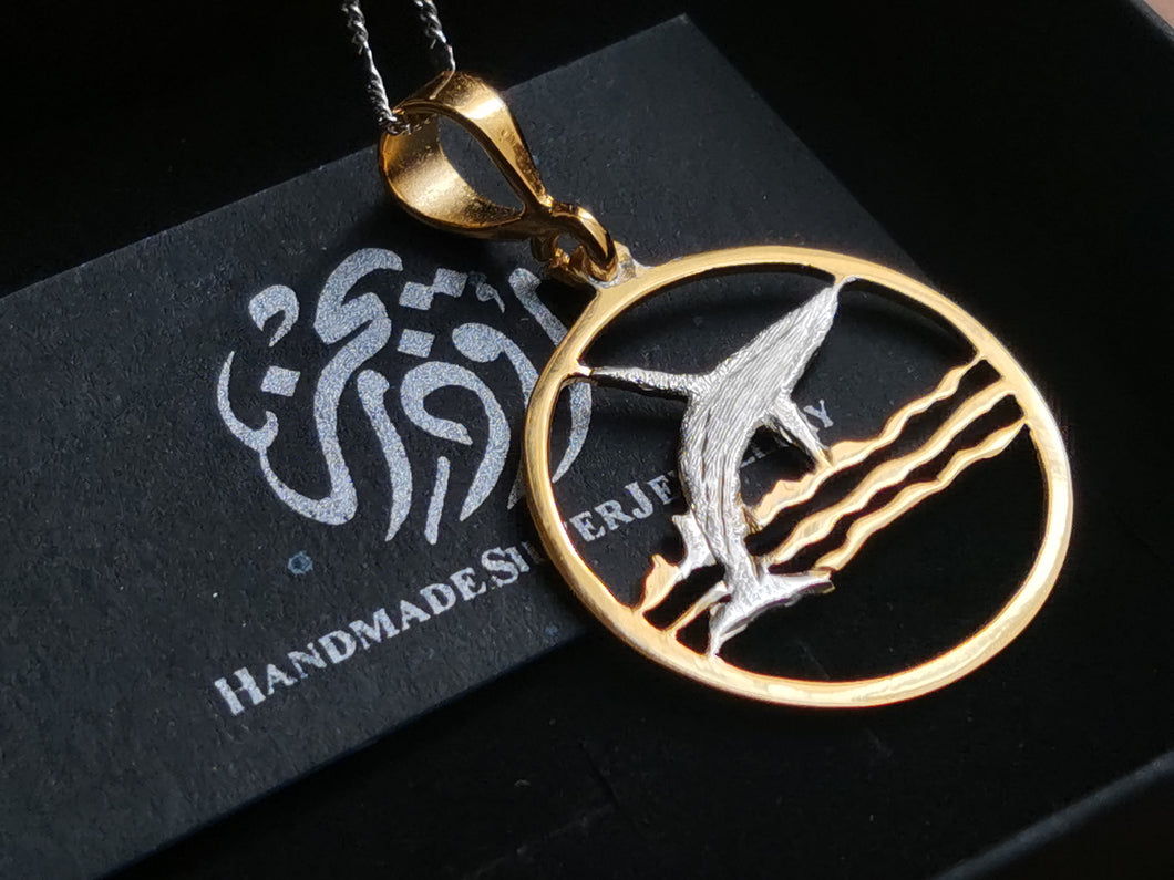 Whale Necklace - 18K Gold Plated 925 Silver