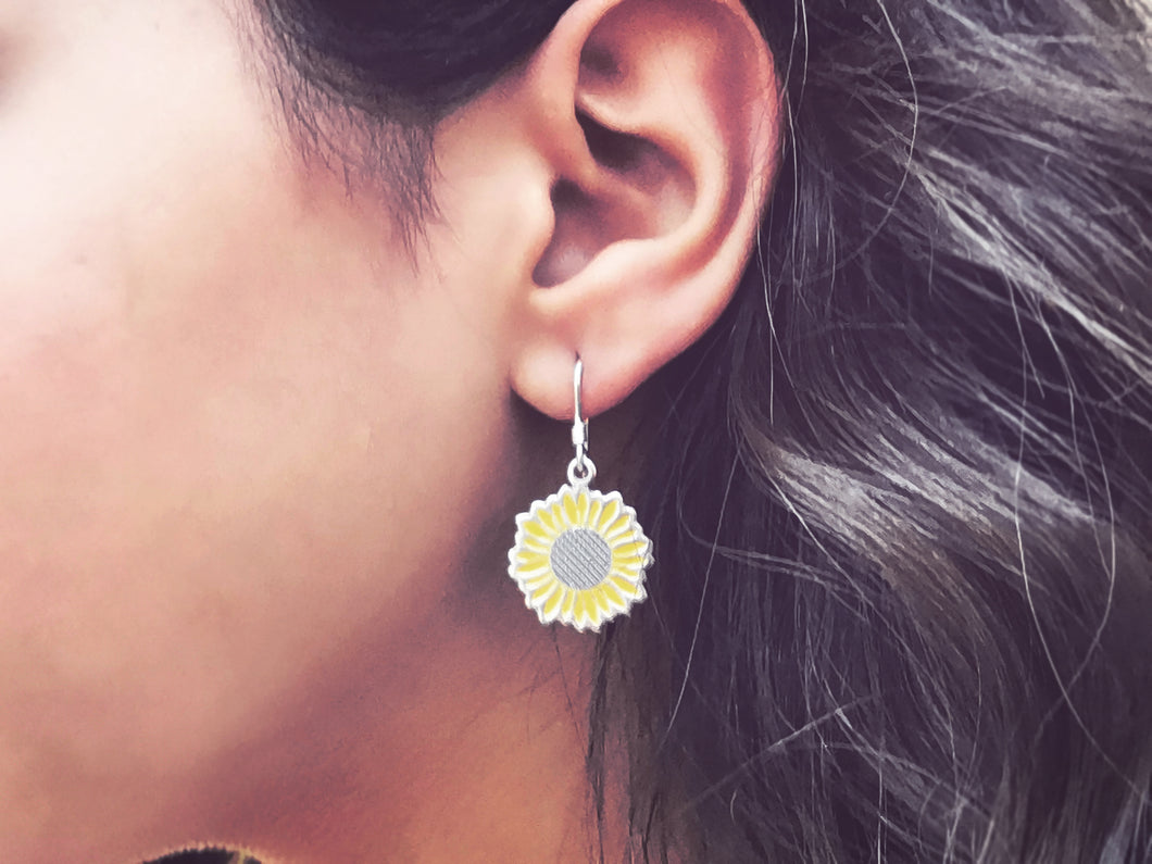 Sunflower Earrings