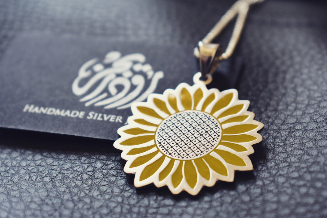 Sunflower Necklace