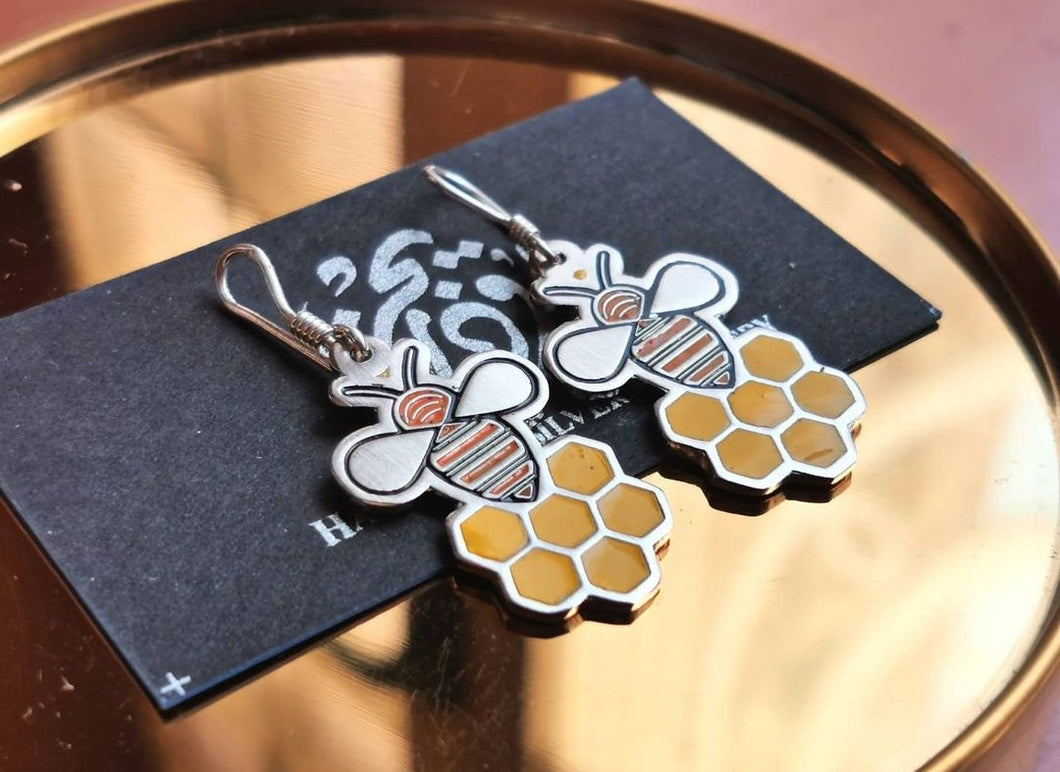 Bee Earrings